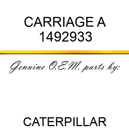 CARRIAGE A 1492933