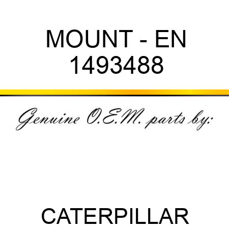MOUNT - EN 1493488
