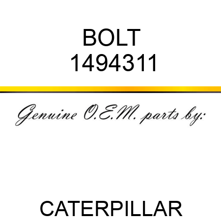 BOLT 1494311