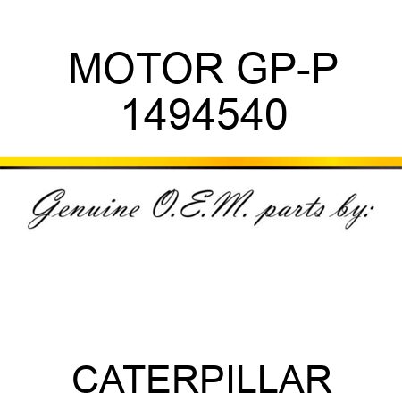 MOTOR GP-P 1494540