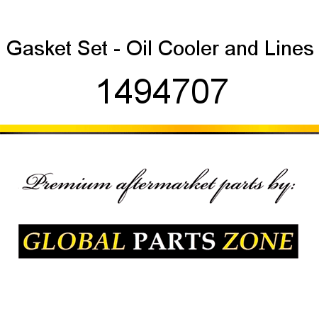 Gasket Set - Oil Cooler&Lines 1494707