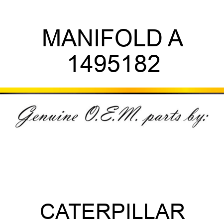 MANIFOLD A 1495182