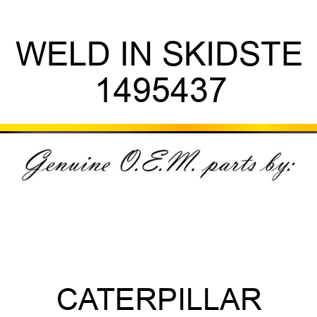WELD IN SKIDSTE 1495437