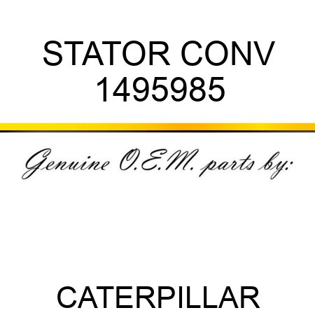 STATOR, CONV 1495985