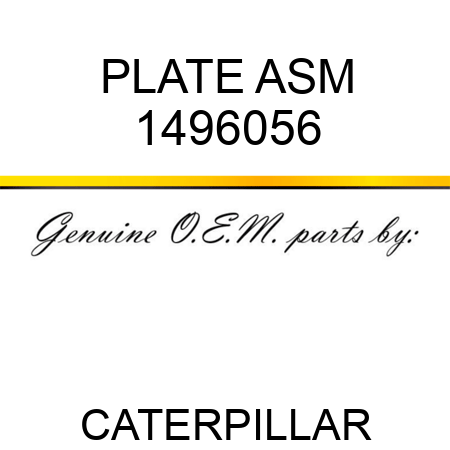 PLATE ASM 1496056