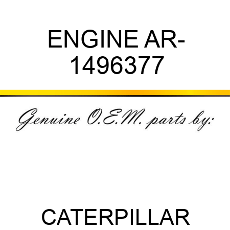 ENGINE AR- 1496377