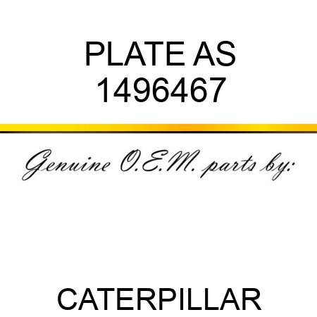 PLATE AS 1496467