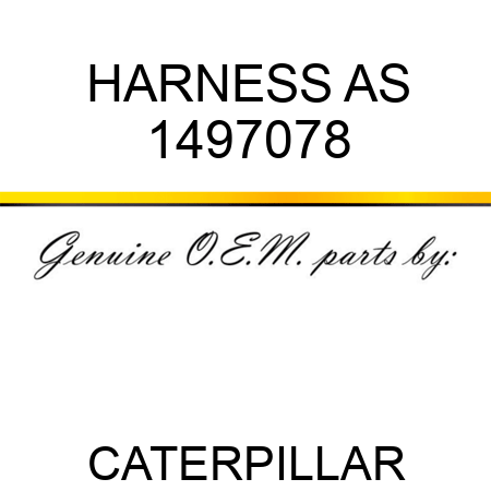 HARNESS AS 1497078