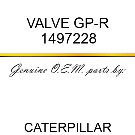 VALVE GP-R 1497228