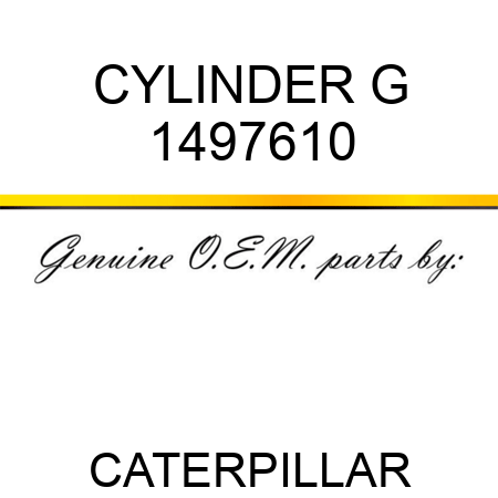 CYLINDER G 1497610