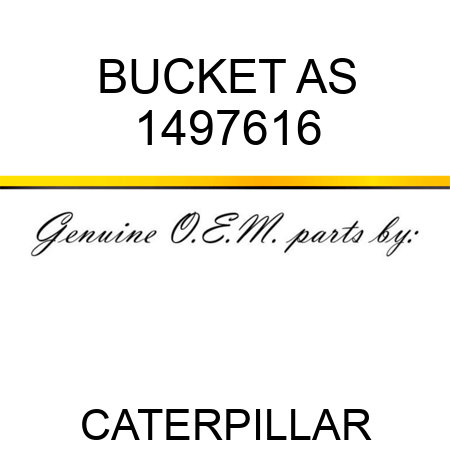 BUCKET AS 1497616