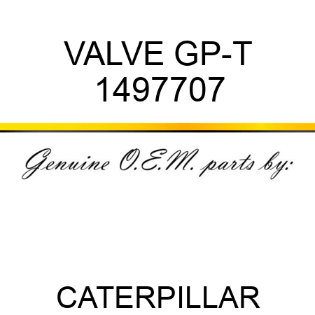 VALVE GP-T 1497707
