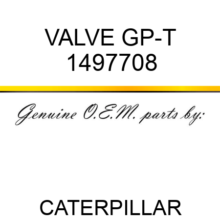 VALVE GP-T 1497708