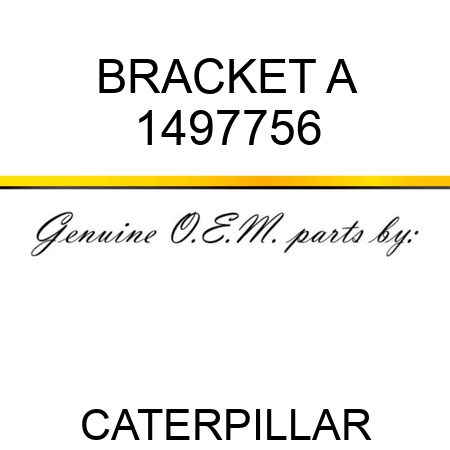 BRACKET A 1497756