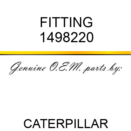 FITTING 1498220