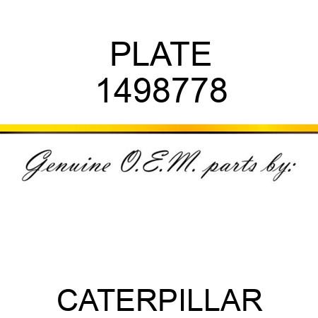 PLATE 1498778
