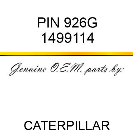 PIN, 926G 1499114