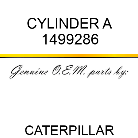CYLINDER A 1499286