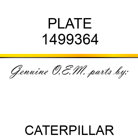 PLATE 1499364
