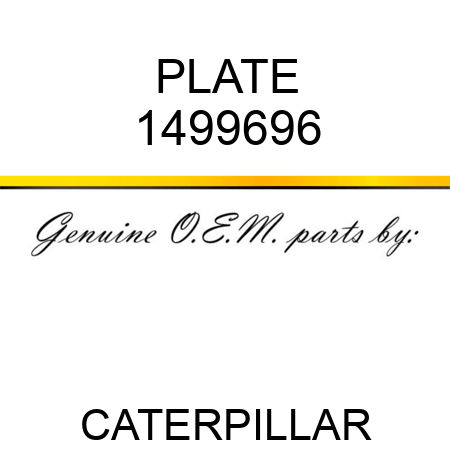 PLATE 1499696