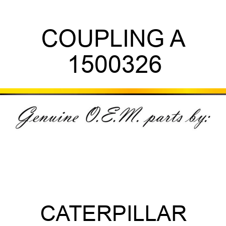 COUPLING A 1500326