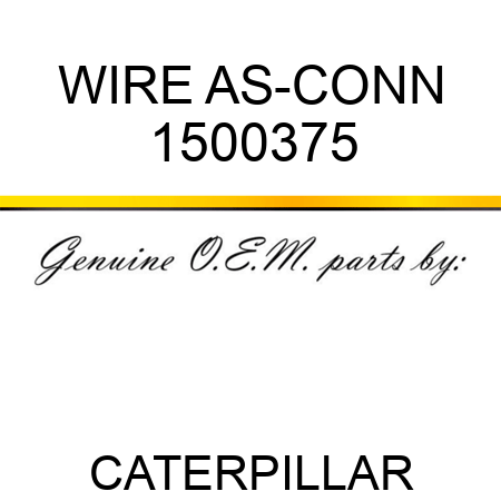 WIRE AS-CONN 1500375