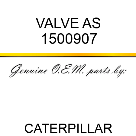 VALVE AS 1500907