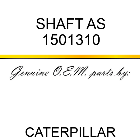 SHAFT AS 1501310