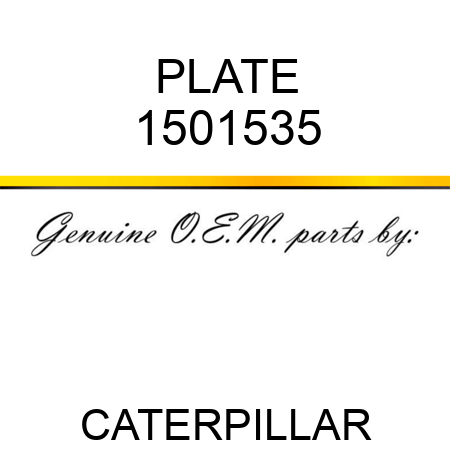 PLATE 1501535