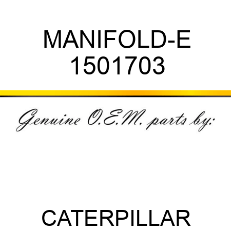 MANIFOLD-E 1501703