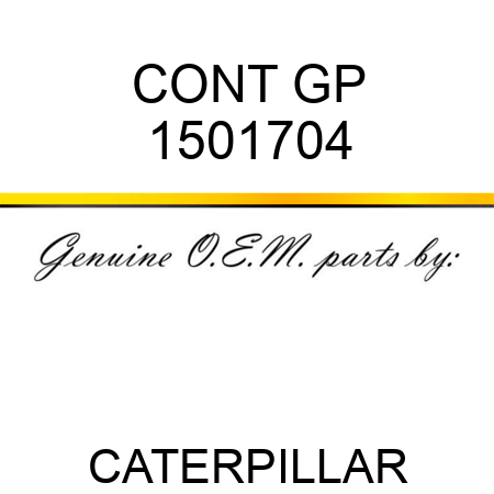 CONT GP 1501704