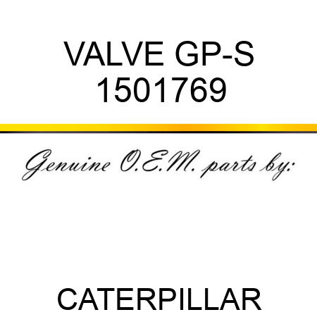 VALVE GP-S 1501769