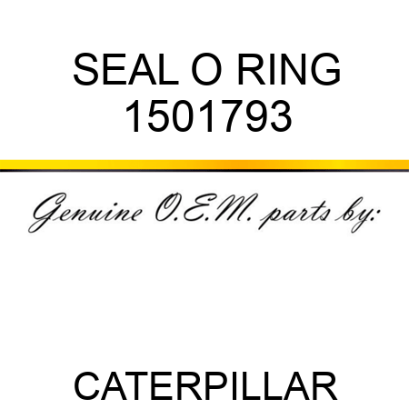 SEAL O RING 1501793