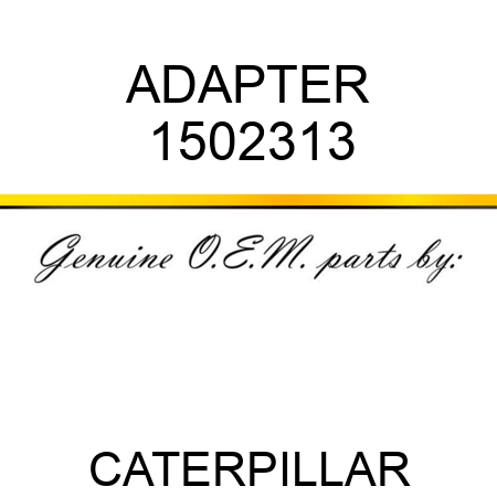 ADAPTER 1502313