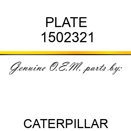 PLATE 1502321