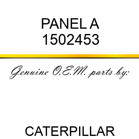 PANEL A 1502453