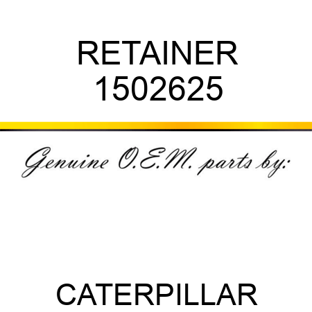 RETAINER 1502625