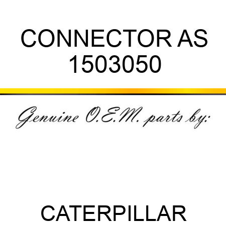 CONNECTOR AS 1503050