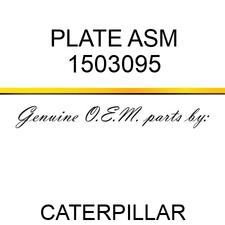 PLATE ASM 1503095