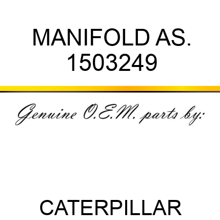 MANIFOLD AS. 1503249