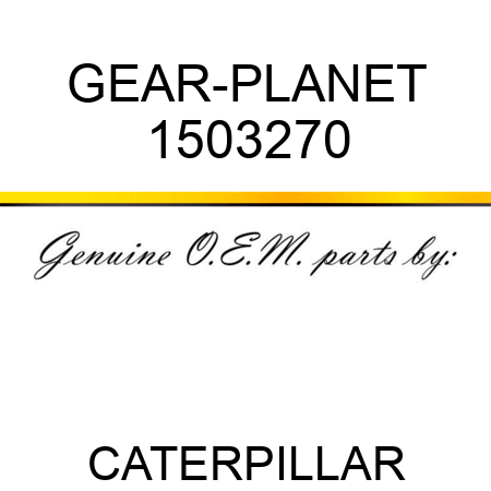 GEAR-PLANET 1503270