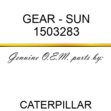 GEAR - SUN 1503283