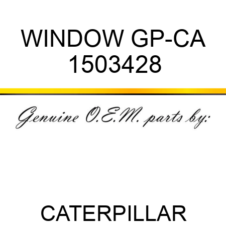 WINDOW GP-CA 1503428