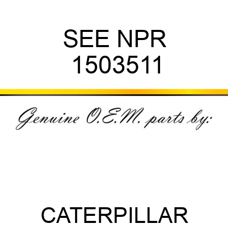 SEE NPR 1503511