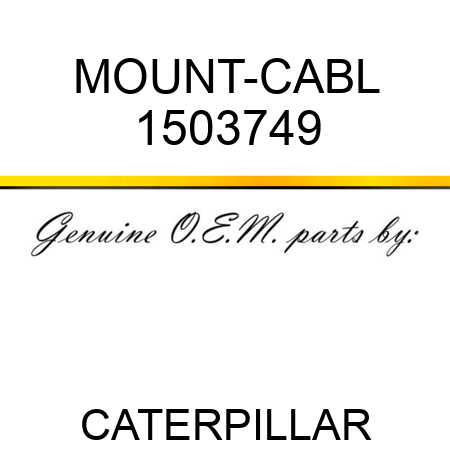 MOUNT-CABL 1503749