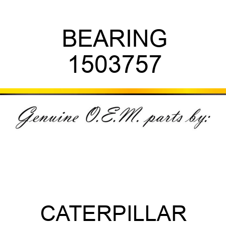 BEARING 1503757