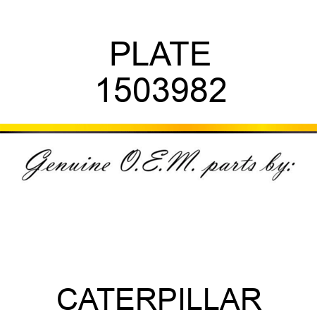 PLATE 1503982