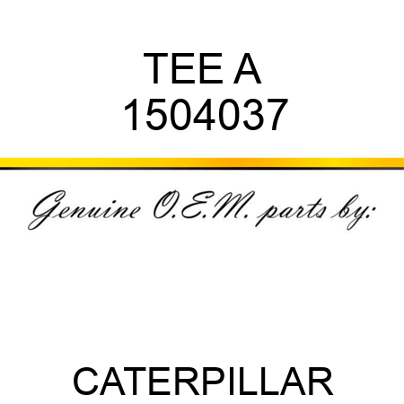 TEE A 1504037