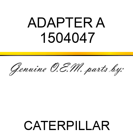 ADAPTER A 1504047