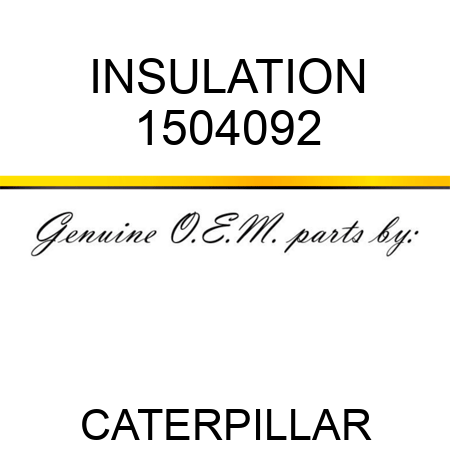 INSULATION 1504092